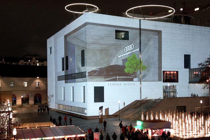 3D-OOH-Kampagne Audi